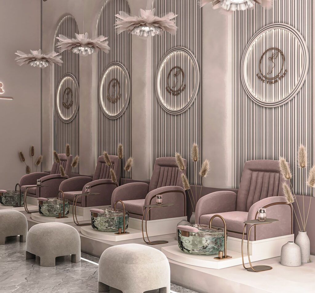 Kuaför salonu iç tasarım ve dekorasyon fikirleri, önerileri