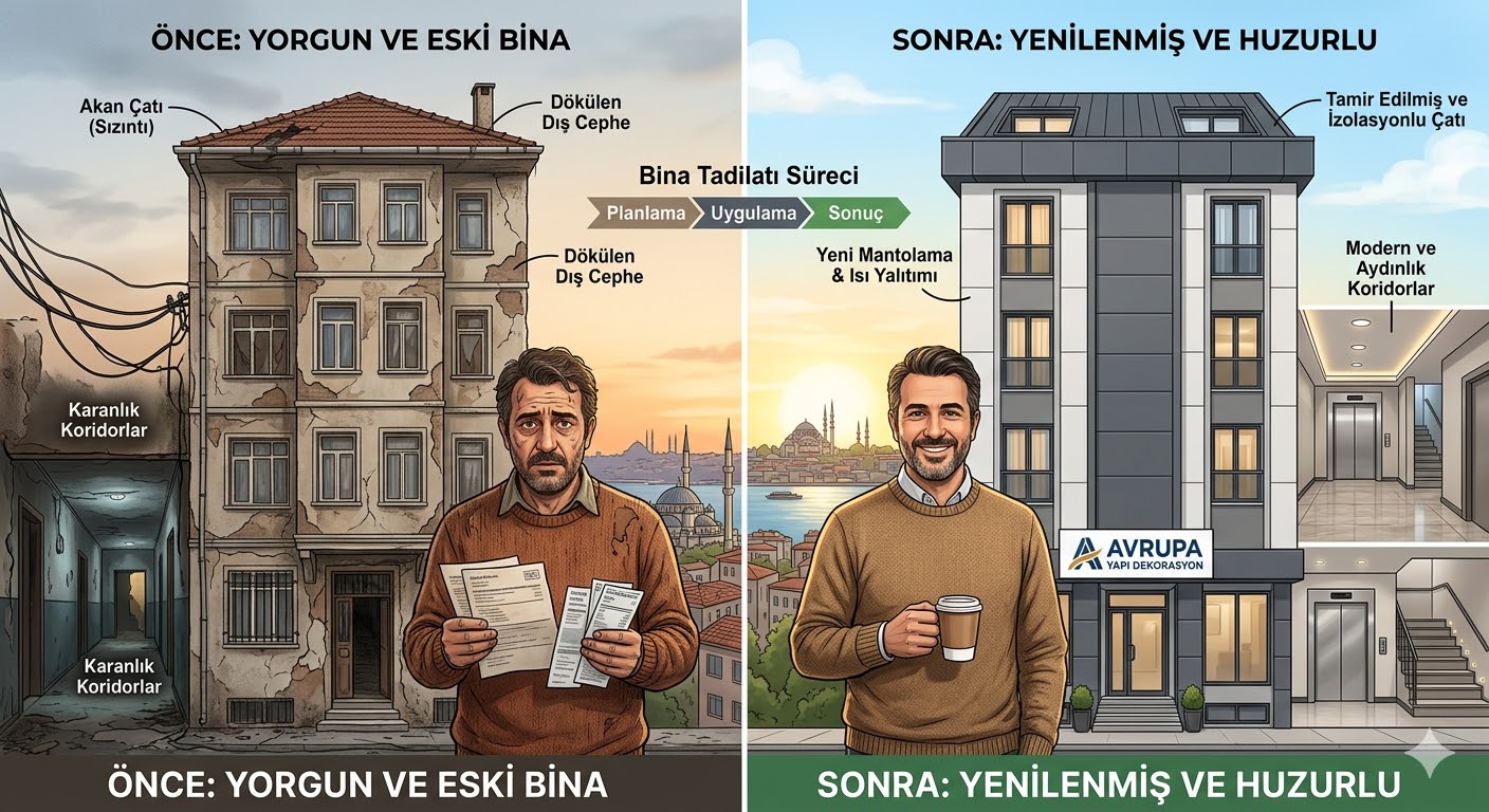 İstanbulda en iyi mantolama, dış cephe ve tadilat firmaları.